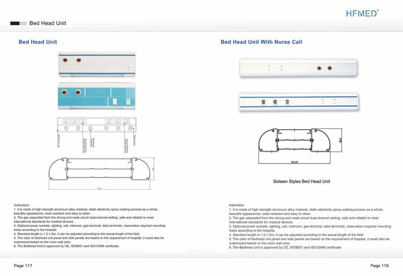 Bed Head Unit - Huifeng Medical